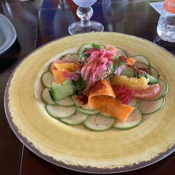 Habaneros - Zucchini Tiradito - Mexican Near Me - Cancún, AGU