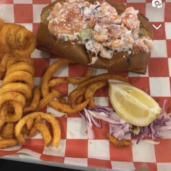 The Pier - Lobster roll with mayo - Seafood Near Me - Park Ridge, New Jersey The Pier - Lobster roll with mayo - Seafood Near Me - Park Ridge, New Jersey