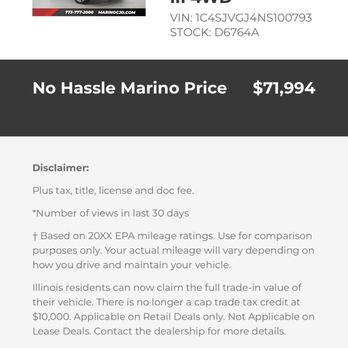 Marino Chrysler Jeep Dodge Ram - Car Dealers Near Me - Chicago, Illinois Marino Chrysler Jeep Dodge Ram - Car Dealers Near Me - Chicago, Illinois