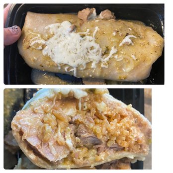 Margaritaville - Chile verde burrito, NOT worth $16, garbage - Seafood Near Me - Capitola, California