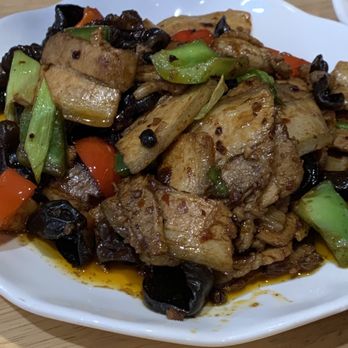 Yumen Yan - Twice cooked pork belly, a tad dry - Szechuan Near Me - Rowland Heights, California Yumen Yan - Twice cooked pork belly, a tad dry - Szechuan Near Me - Rowland Heights, California