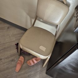 Bay Bridge Motel - An absolute gorgeous and vintage chair from circa...1972?