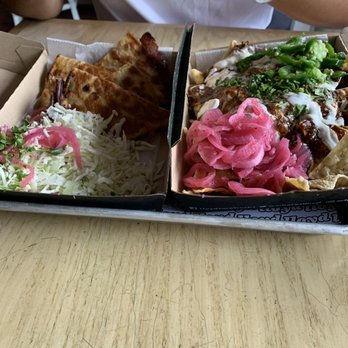 Lloyd Taco Factory - Drunken Chicken Quesadilla Tricked Out Nachos - Tacos Near Me - Buffalo, New York