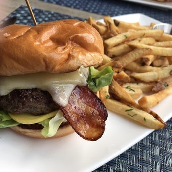 All Set Restaurant & Bar - Juicy white cheddar bacon burger - New American Near Me - Silver Spring, Maryland