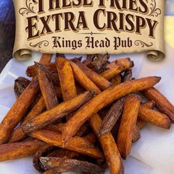 Kings Head British Pub - Fries extra crispy well done