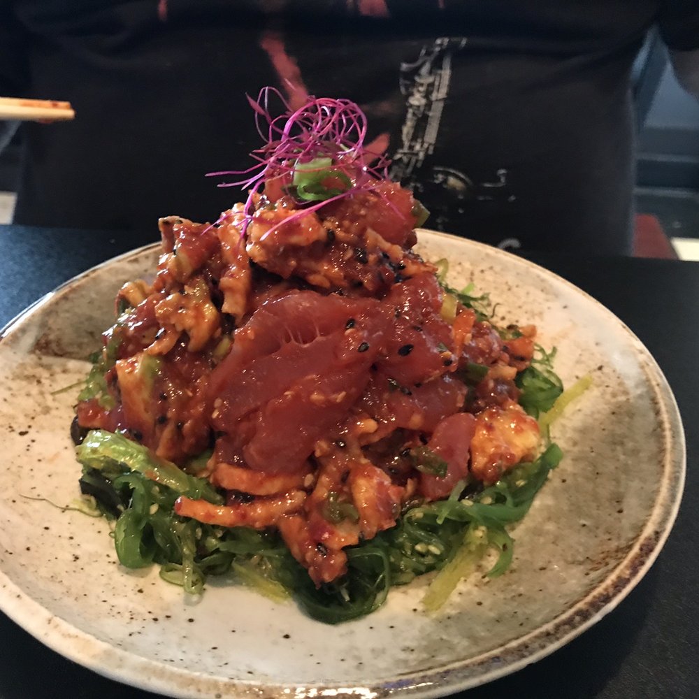 Speakeasy Ramen - Tuna sashimi. Very tasty and plentiful! - Ramen Near Me - Springfield, Ohio Speakeasy Ramen - Tuna sashimi. Very tasty and plentiful! - Ramen Near Me - Springfield, Ohio