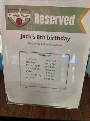 Menu photo 2 SuperPlay Beaverton, OR