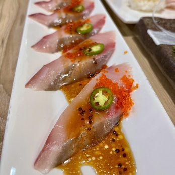 Yuubi Sushi - Hamachi Carpaccio - Sushi Bars Near Me - Beaverton, Oregon