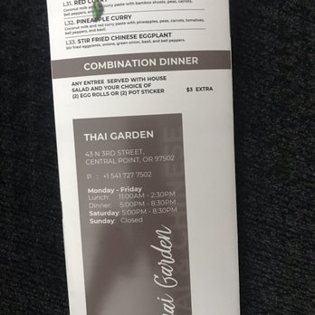 Thai Garden - Thai Near Me - Central Point, Oregon