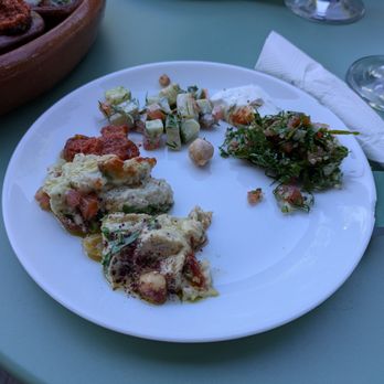 Ayat - Some of the mezze sampler on my plate - Comfort Food Near Me - Brooklyn, New York Ayat - Some of the mezze sampler on my plate - Comfort Food Near Me - Brooklyn, New York