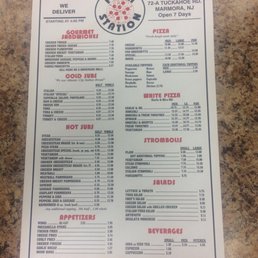 Newest menu 9/22/2016 Newest menu 9/22/2016