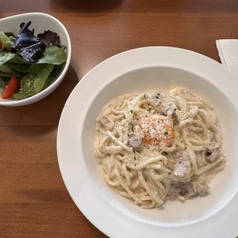 Cucina Moon - Carbonara and Salad - Pasta Shops Near Me - Honolulu, Hawaii Cucina Moon - Carbonara and Salad - Pasta Shops Near Me - Honolulu, Hawaii