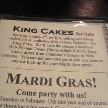 Cypress Grill - King cakes!!!!!! Get 'em here! - American Near Me - Austin, Texas