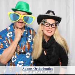 Adams Orthodontics - Dr. Adams and Joselyn having some fun at our Open House! :)