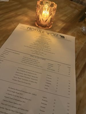 Menu photo 1 Mother Wolf Los Angeles, CA Menu photo 1 Mother Wolf Los Angeles, CA