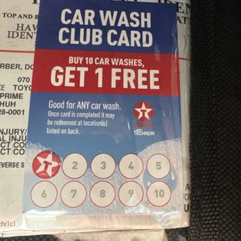 Texaco - Car Wash Club loyalty pays, 10th was FREE! - Gas Stations Near Me - Kailua, Hawaii Texaco - Car Wash Club loyalty pays, 10th was FREE! - Gas Stations Near Me - Kailua, Hawaii