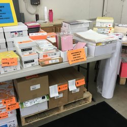 Kelly Paper Store - Clearance table with blowout prices.