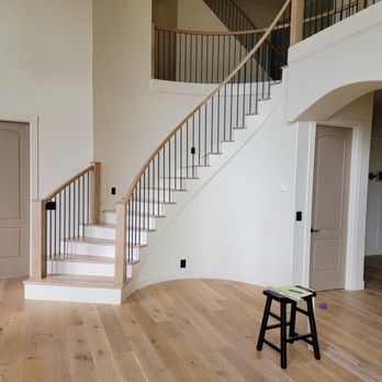 Staircrafters - Removed existing metal railings and installed a modern style system. - General Contractors Near Me - Vancouver, Washington Staircrafters - Removed existing metal railings and installed a modern style system. - General Contractors Near Me - Vancouver, Washington