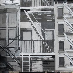 Morphicism - Close-up of my first original art piece