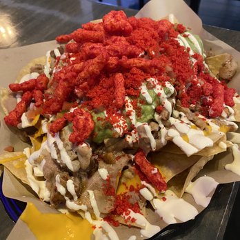 Tacos and Beer Mi Lindo - Hot Cheeto Nachos with Chicken - Tacos Near Me - Hemet, California Tacos and Beer Mi Lindo - Hot Cheeto Nachos with Chicken - Tacos Near Me - Hemet, California