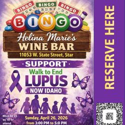 Helina Marie's - Great Fun for a great cause.  Use QR to reserve.