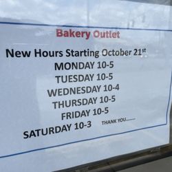 Flowers Baking Company - Bakery Outlet Hours