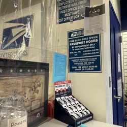 US Post Office - Hours posted