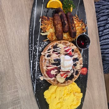 Eggs & Waffles - Big breakfast - Breakfast & Brunch Near Me - Gilroy, California Eggs & Waffles - Big breakfast - Breakfast & Brunch Near Me - Gilroy, California