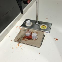 McDonald's - Filthy restaurant. Many workers walked past condiment station but no one thought to clean. Flies all over. Restaurant needs new management!