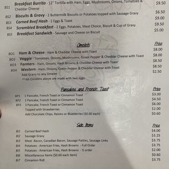 Brooks Corner - Breakfast menu - Breakfast & Brunch Near Me - Irons, Michigan Brooks Corner - Breakfast menu - Breakfast & Brunch Near Me - Irons, Michigan