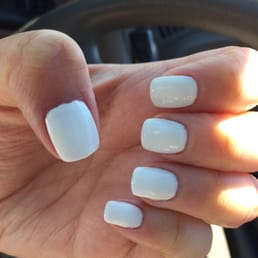 paint job was not even at all. there were some spots on the nails that were clumps of polish. paint job was not even at all. there were some spots on the nails that were clumps of polish.