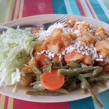 Tacos Chilo’s - Enchiladas with a side of cactus. Incredible meal and great price. The potatoes are super yummy. - Tacos Near Me - Warr Acres, Oklahoma