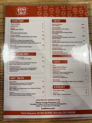 Menu photo 3 Boho Taco Atlanta, GA Menu photo 3 Boho Taco Atlanta, GA