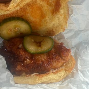 Kimchi Guys- Edwardsville - Spicy chicken sandwich - Korean Near Me - Edwardsville, Illinois Kimchi Guys- Edwardsville - Spicy chicken sandwich - Korean Near Me - Edwardsville, Illinois
