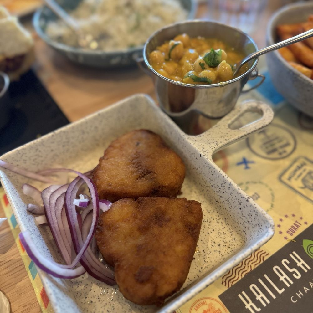Kailash Parbat - ALOO TIKKI CHAAT! The least favorite of ours! - Indian Near Me - Dublin, California