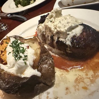 TOWN - NY strip with matre'd butter and baked potato. - Steakhouses Near Me - San Carlos, California TOWN - NY strip with matre'd butter and baked potato. - Steakhouses Near Me - San Carlos, California