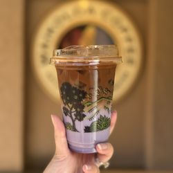 Waikoloa Coffee - ube latte with soy - $10