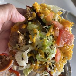 Biscuit Freaks - Chicken fajita tostada