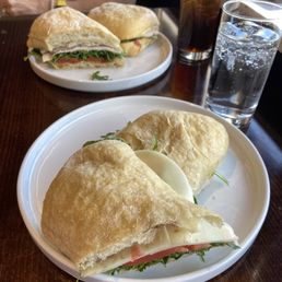 Verdura panino, turkey panino