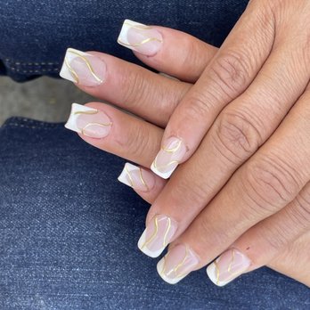 Nailed By April - Short, gel x. Very cute simple and classy. - Nail Technicians Near Me Nailed By April - Short, gel x. Very cute simple and classy. - Nail Technicians Near Me