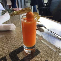 Another Jusu Shot! This one had tumeric, apple, carrot, ginger, and others I should have remembered! Another Jusu Shot! This one had tumeric, apple, carrot, ginger, and others I should have remembered!