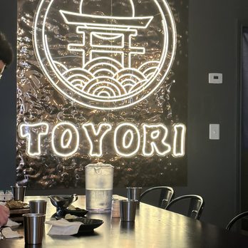 Toyori - Their sign inside the restaurant - Ramen Near Me - Houston, Texas Toyori - Their sign inside the restaurant - Ramen Near Me - Houston, Texas
