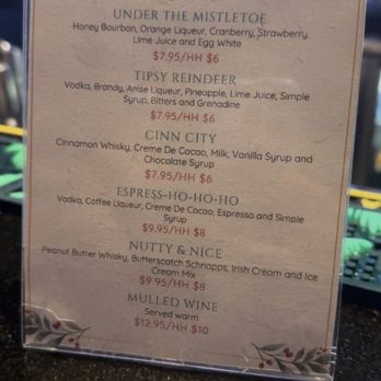 Eats Cafe Legendz Bar And Grill - Christmas themed drink menu - Breakfast & Brunch Near Me - Key West, Florida Eats Cafe Legendz Bar And Grill - Christmas themed drink menu - Breakfast & Brunch Near Me - Key West, Florida