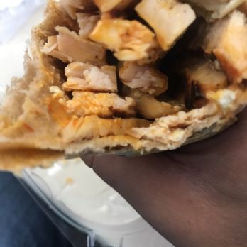 Leo's Pizza - Supposed to be a buffalo chicken wrap. No lettuce, no blue cheese, no dressing. Just grilled chicken and franks red hot. Smh. - Pizza Near Me - Astoria, New York Leo's Pizza - Supposed to be a buffalo chicken wrap. No lettuce, no blue cheese, no dressing. Just grilled chicken and franks red hot. Smh. - Pizza Near Me - Astoria, New York