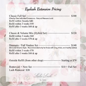 Lululash by Anna - Pricing - Eyelash Service Near Me - Fullerton, California Lululash by Anna - Pricing - Eyelash Service Near Me - Fullerton, California