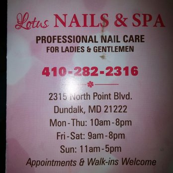 Lotus Nails & Spa - Nail Salons Near Me - Dundalk, Maryland