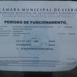Carne Alentejana - Horário