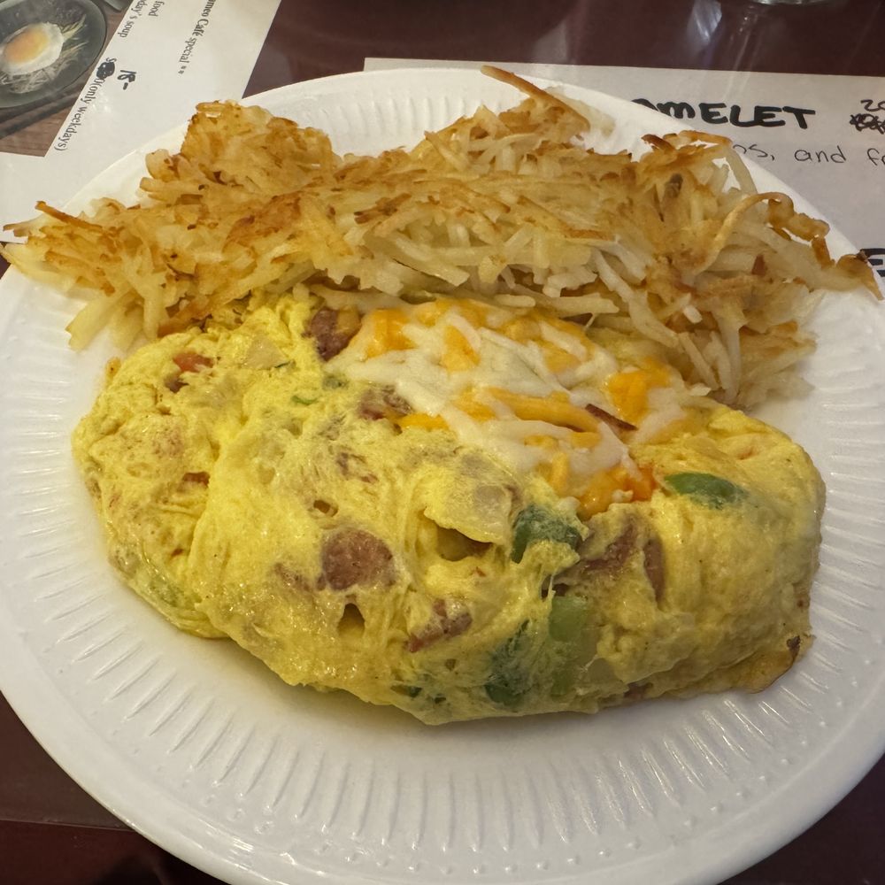 Hot link omelette Hot link omelette