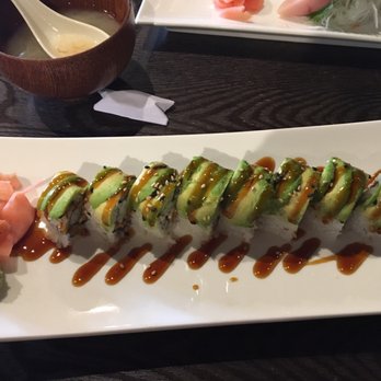 Red Ginger - Caterpillar roll - Sushi Bars Near Me - Coralville, Iowa Red Ginger - Caterpillar roll - Sushi Bars Near Me - Coralville, Iowa