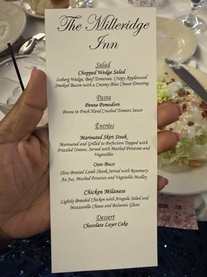 Menu photo 1 The Milleridge Inn Jericho, NY